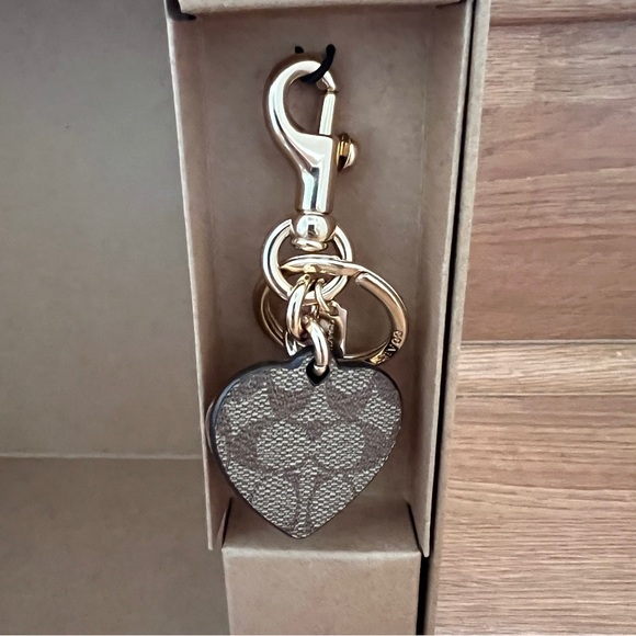 Coach Boxed Mini Rowan Crossbody With Hearts Key Ring In Signature CN751 - Picture 9 of 10
